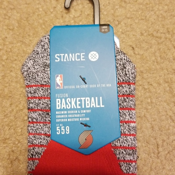 Stance Men's NBA Portland Trailblazers Socks - Picture 2 of 3
